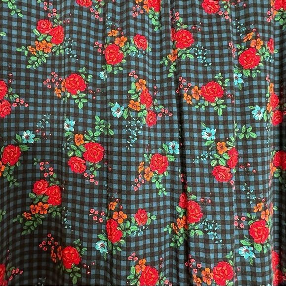 Matilda Jane Women’s Choose Your Own Path Fa La La Plaid Floral Dress Size S - Picture 10 of 13